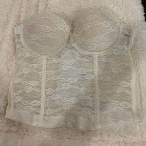 Cream corset